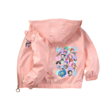 Kawaii KPop Demon Hunters Polyester Jacket Kawaii KPop Demon Hunters Polyester Jacket