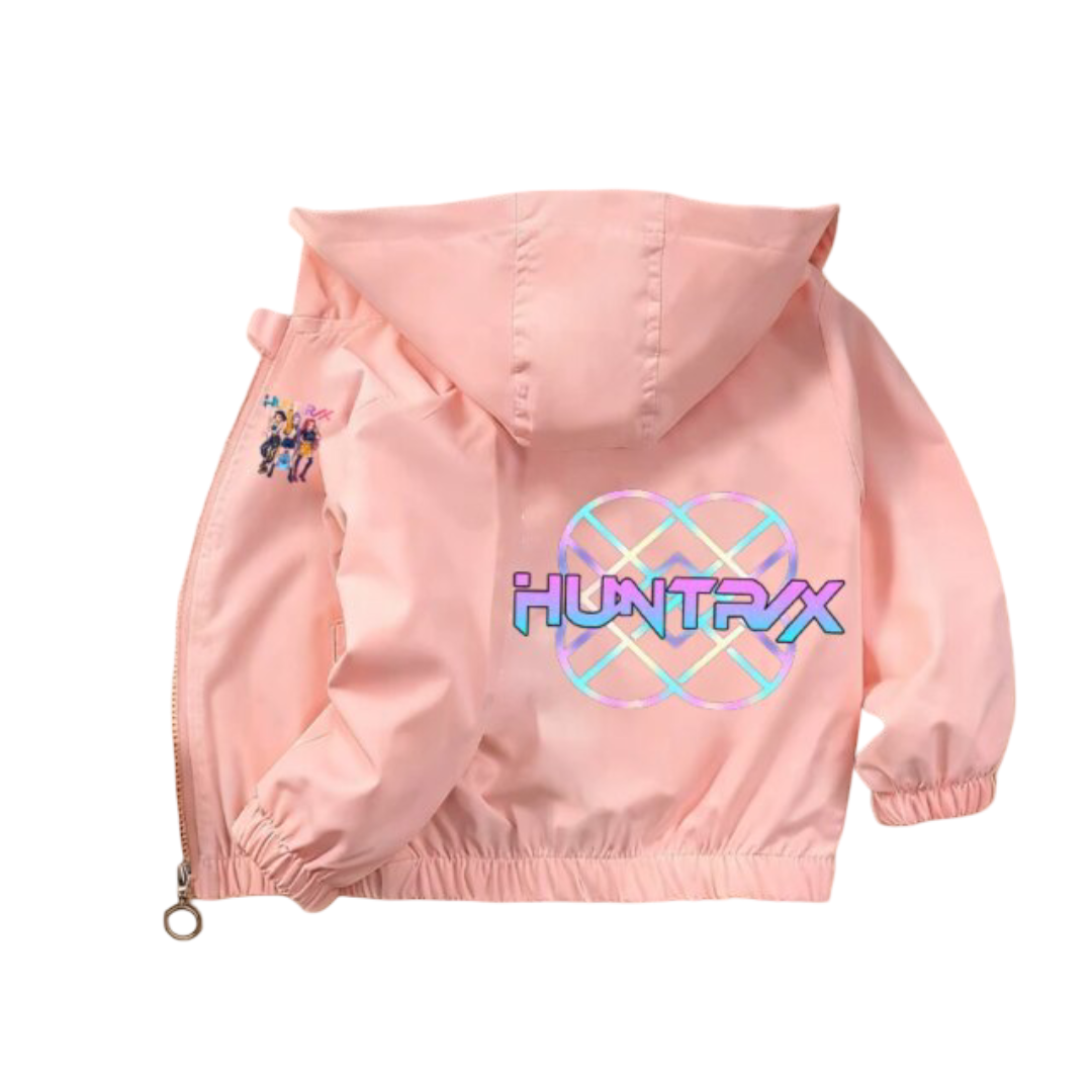 Anime Kawaii KPop Demon Hunters Print Jacket Anime Kawaii KPop Demon Hunters Print Jacket