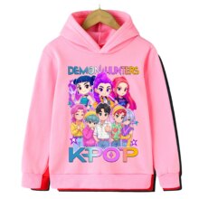 Anime KPop Demon Hunters Kawaii Sweatshirt For Children Anime KPop Demon Hunters Kawaii Sweatshirt For Children
