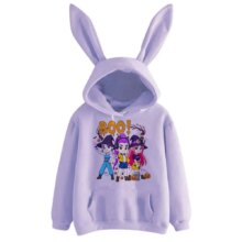 Kawaii Anime Halloween KPop Demon Hunters Rabbit Ears Hoodies Kawaii Anime Halloween KPop Demon Hunters Rabbit Ears Hoodies