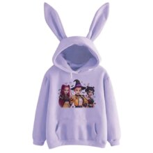 Kawaii Halloween KPop Demon Hunters Character Polyester Rabbit Ears Hoodies Kawaii Halloween KPop Demon Hunters Character Polyester Rabbit Ears Hoodies