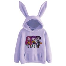 Halloween Kawaii KPop Demon Hunters Long Sleeve Rabbit Ears Hoodies Halloween Kawaii KPop Demon Hunters Long Sleeve Rabbit Ears Hoodies