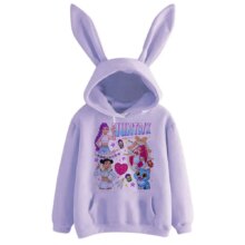 Anime Kawaii Halloween KPop Demon Hunters Character Rabbit Ears Hoodies Anime Kawaii Halloween KPop Demon Hunters Character Rabbit Ears Hoodies