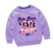 Kawaii KPop Demon Hunters Saja Boys Printed Polyester Sweatshirt Kawaii KPop Demon Hunters Saja Boys Printed Polyester Sweatshirt