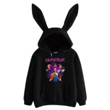 Kawaii Kpop Demon Hunters Rabbit Ears Hoodie Kawaii Kpop Demon Hunters Rabbit Ears Hoodie