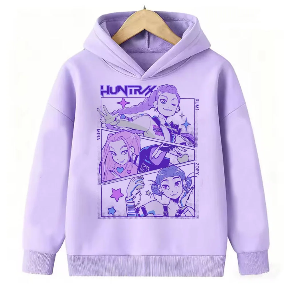 Anime KPop Demon Hunters Huntrix Kawaii Hoodie Anime KPop Demon Hunters Huntrix Kawaii Hoodie