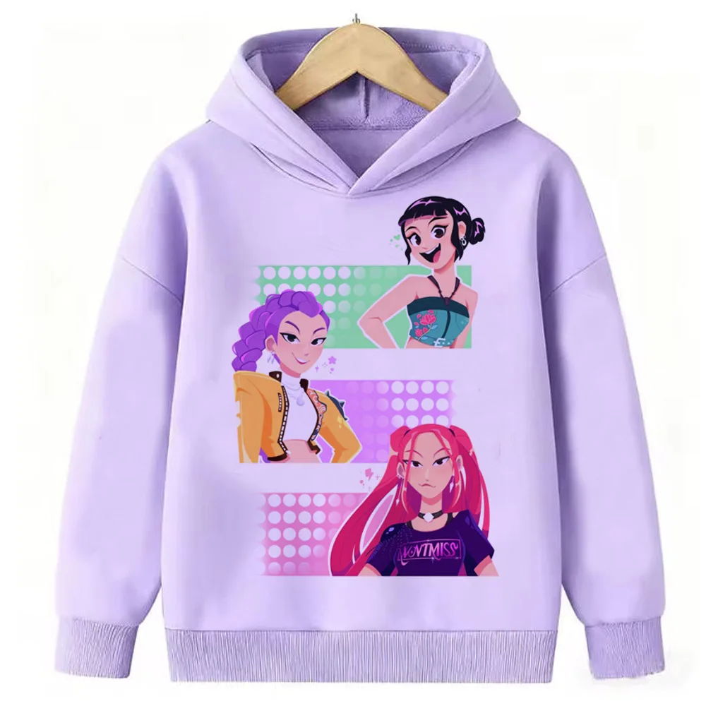 Kawaii KPop Anime Demon Hunters Sweatshirt Kawaii KPop Anime Demon Hunters Sweatshirt