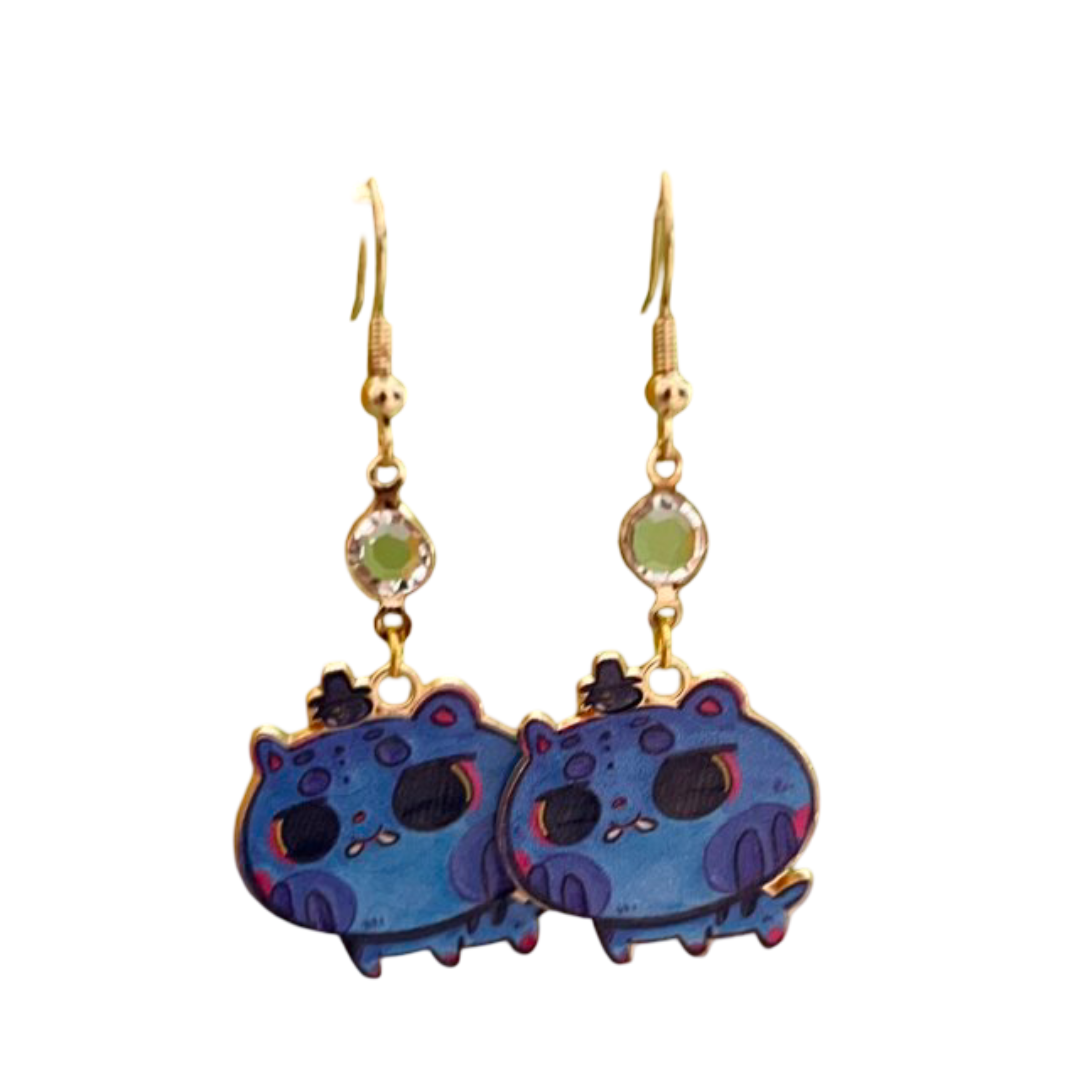 Kawaii KPop Demon Hunters Derpy Tiger Earring
