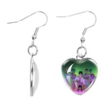 Kawaii KPop Demon Hunters Saja Boys Heart Earring Kawaii KPop Demon Hunters Saja Boys Heart Earring