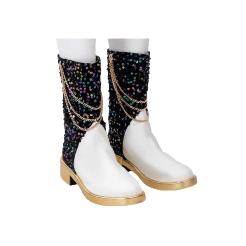 Kawaii KPop Demon Hunters Zoey Leather Boots Kawaii KPop Demon Hunters Zoey Leather Boots