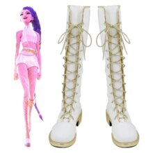 KPop Demon Hunters Kawaii Rumi Leather Cosplay Shoes KPop Demon Hunters Kawaii Rumi Leather Cosplay Shoes