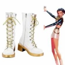 Black Golden Rumi Zoey Mira Cosplay KPop Demon Hunters Boots Kids Girls Rumi Halloween Party Role Playing Shoes Black Golden Rumi Zoey Mira Cosplay KPop Demon Hunters Boots Kids Girls Rumi Halloween Party Role Playing Shoes