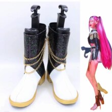Black Golden Rumi Zoey Mira Cosplay KPop Demon Hunters Boots Kids Girls Rumi Halloween Party Role Playing Shoes Black Golden Rumi Zoey Mira Cosplay KPop Demon Hunters Boots Kids Girls Rumi Halloween Party Role Playing Shoes