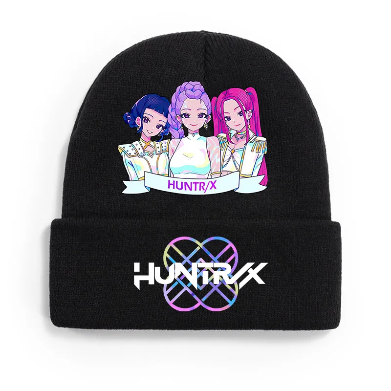 KPop Demon Hunters Kawaii Knitted Hat For Women