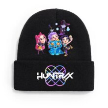 Anime Kawaii KPop Demon Hunters Knitted Hat For Women Anime Kawaii KPop Demon Hunters Knitted Hat For Women