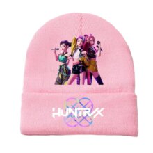 Anime KPop Demon Hunters Kawaii HUNTR/X Knitted Hat Anime KPop Demon Hunters Kawaii HUNTR/X Knitted Hat