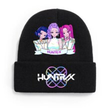 Kawaii KPop Demon Hunters HUNTR/X Kawaii Knitted Hat Kawaii KPop Demon Hunters HUNTR/X Kawaii Knitted Hat