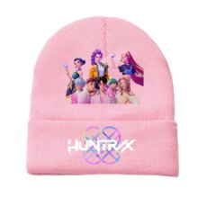 KPop Demon Hunters HUNTR/X Kawaii Printed Knitted Hat KPop Demon Hunters HUNTR/X Kawaii Printed Knitted Hat