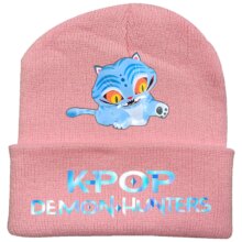 Kawaii KPop Demon Hunters Derpy Tiger Knitted Hat Kawaii KPop Demon Hunters Derpy Tiger Knitted Hat