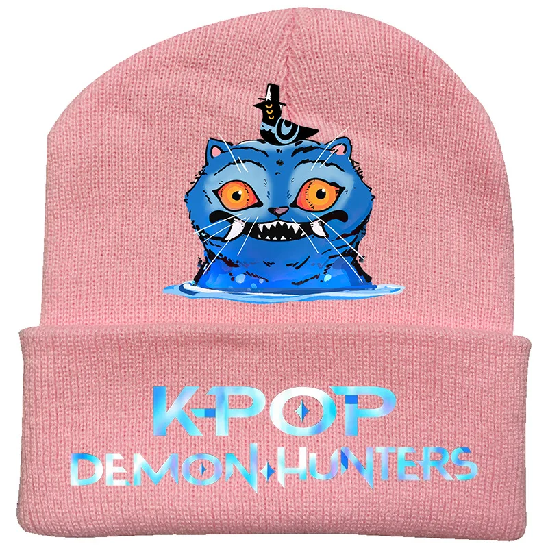 Kawaii KPop Demon Hunters HUNTR/X Print Knitted Hat