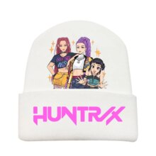 KPop Demon Hunters Knitted Hat Autumn Winter Pure Colour Elastic Cap Leisured Beanie Pullover Cold Hat Outdoor Skiing Hat Gifts KPop Demon Hunters Knitted Hat Autumn Winter Pure Colour Elastic Cap Leisured Beanie Pullover Cold Hat Outdoor Skiing Hat Gifts