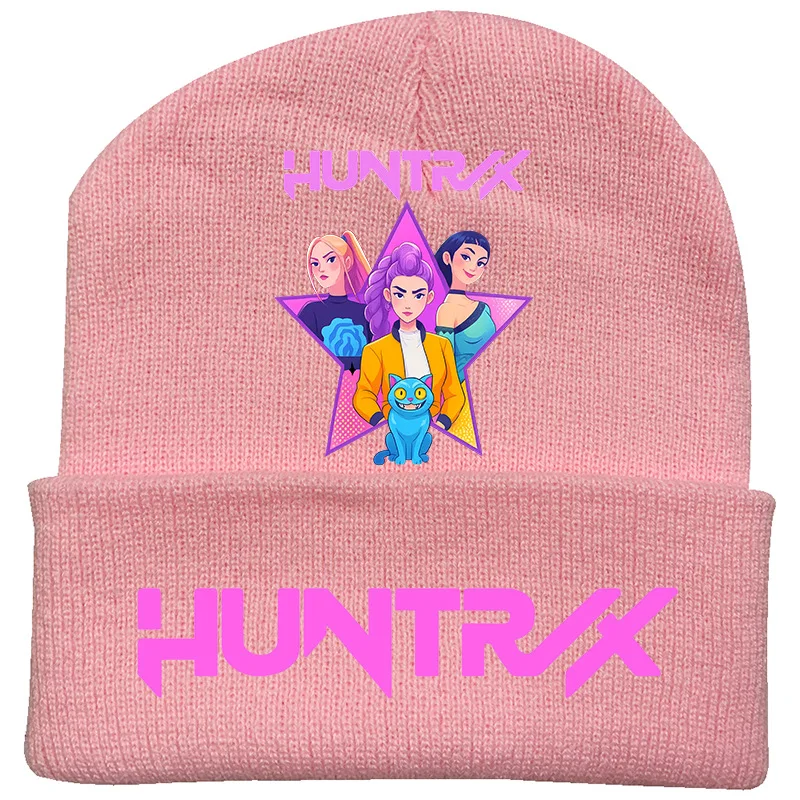 Kawaii KPop Demon Hunters HUNTR/X Knitted Hat Kawaii KPop Demon Hunters HUNTR/X Knitted Hat