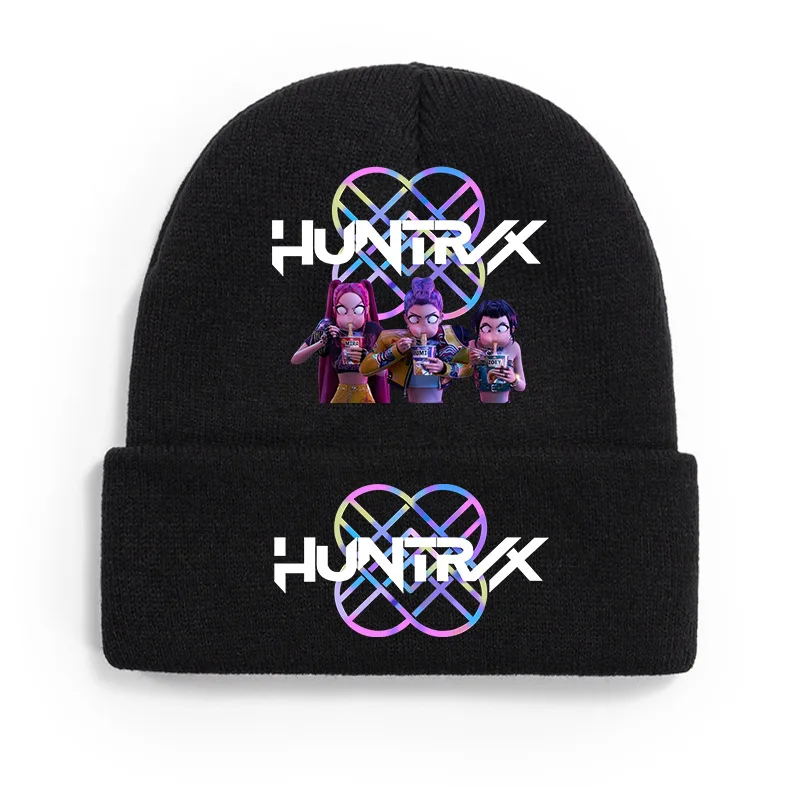 Kawaii KPop Demon Hunters Anime Character Polyester Winter Hats Kawaii KPop Demon Hunters Anime Character Polyester Winter Hats