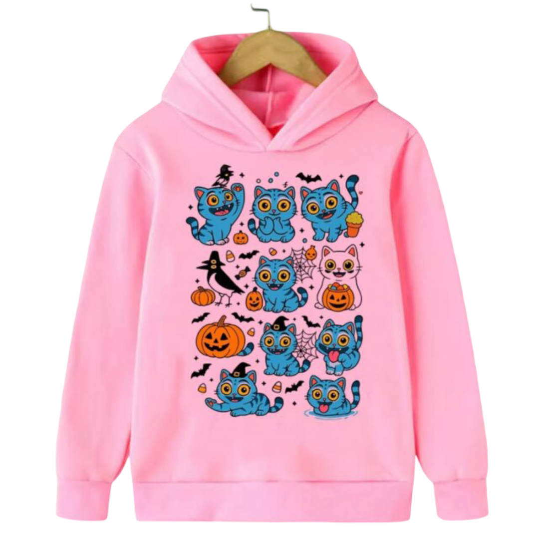 Halloween KPop Demon Hunters Kawaii Derpy Tiger And Sussie Hoodie