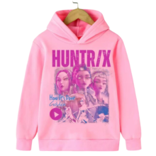 Kawaii KPop Anime Demon Hunters Huntrix Hoodie Kawaii KPop Anime Demon Hunters Huntrix Hoodie