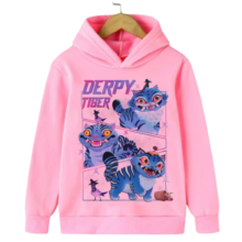 KPop Anime Demon Hunters Kawaii Derpy Tiger And Sussie Hoodie KPop Anime Demon Hunters Kawaii Derpy Tiger And Sussie Hoodie