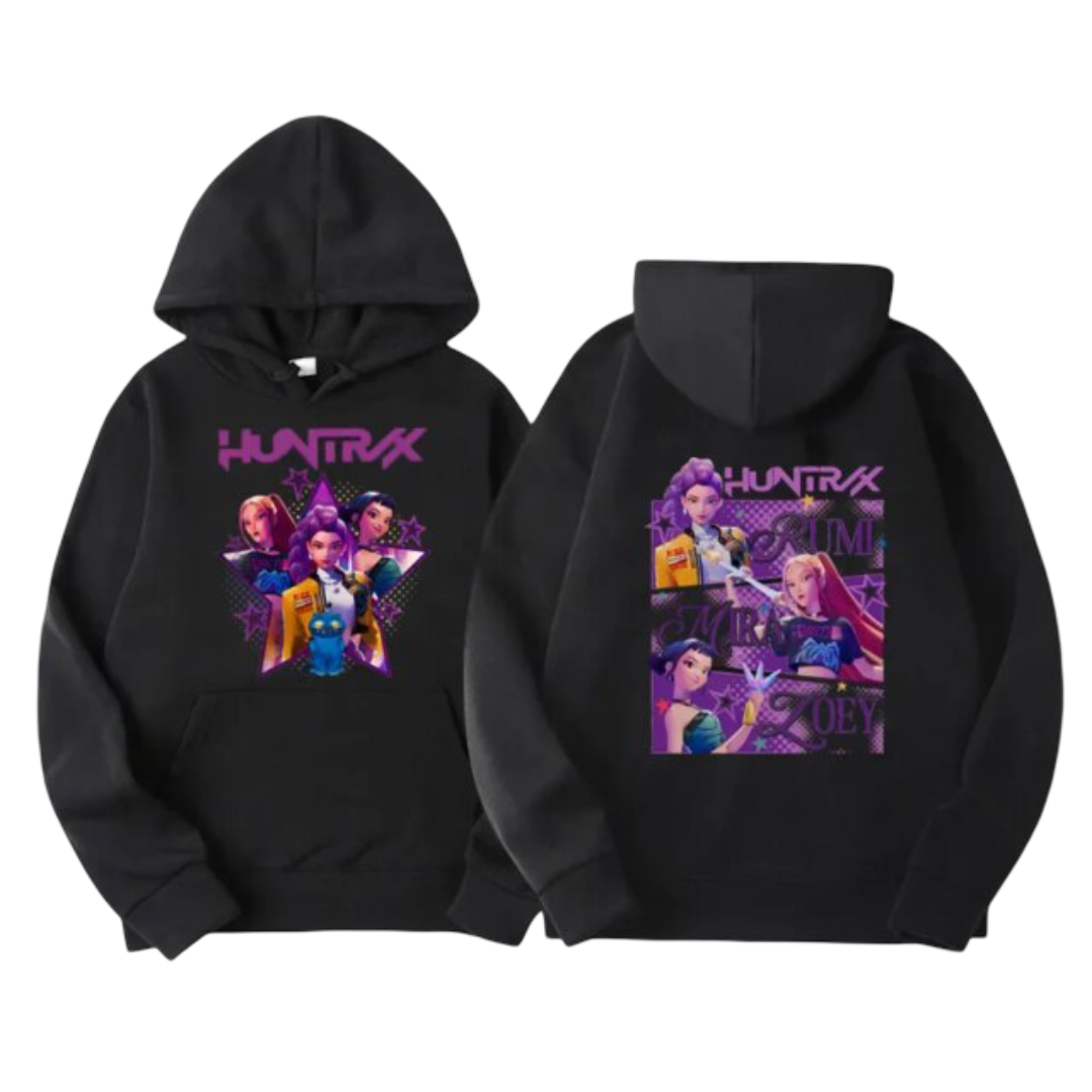 Anime KPop Demon Hunters Kawaii Character Sweatshirt