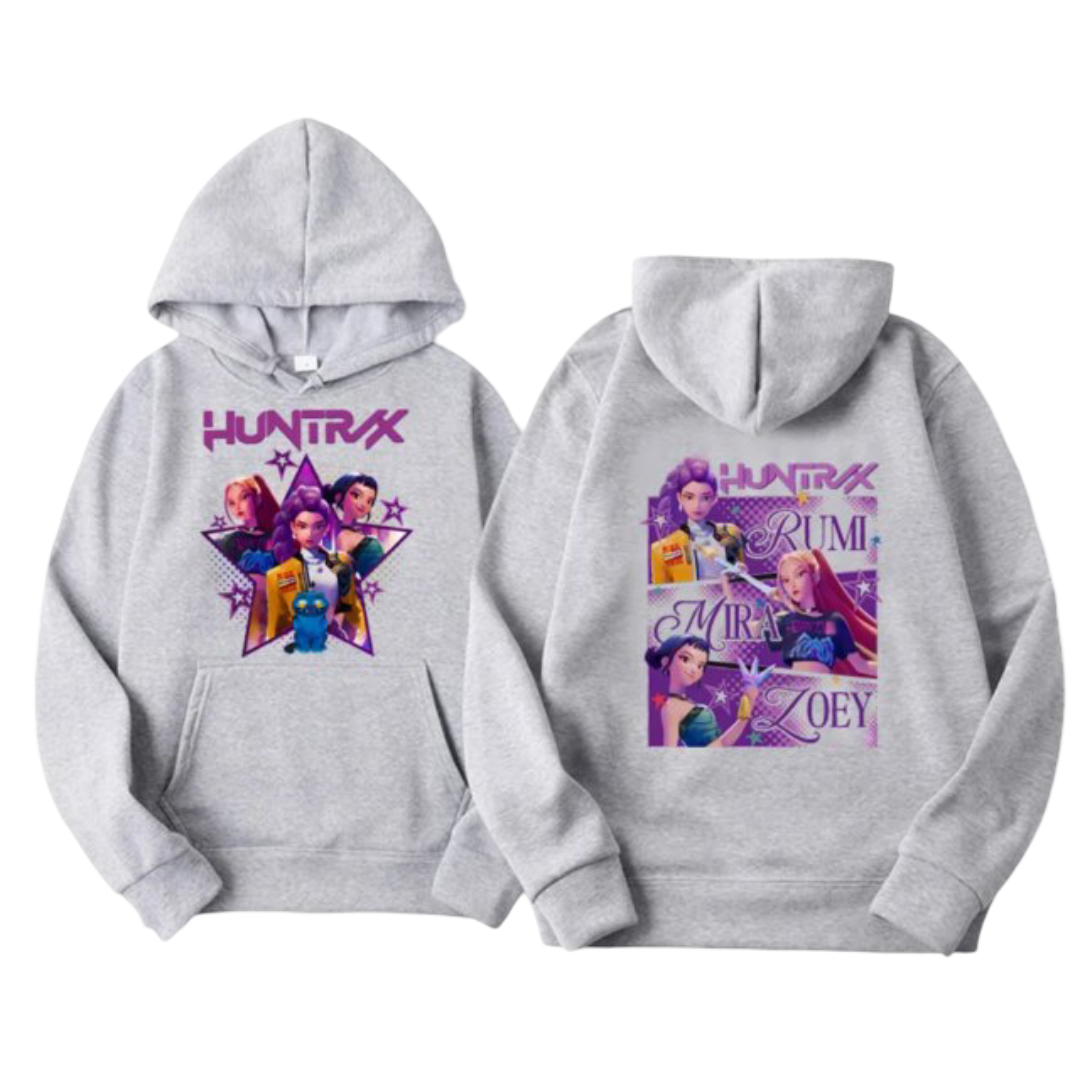 Anime KPop Demon Hunters Kawaii Character Sweatshirt