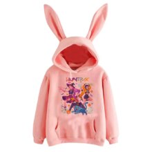 Kawaii KPop Demon Hunters HUNTR/X Rabbit Ears Hoodie Kawaii KPop Demon Hunters HUNTR/X Rabbit Ears Hoodie