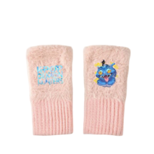 Kawaii KPop Demon Hunters Derpy Tiger And Sussie Plush Fingerless Gloves Kawaii KPop Demon Hunters Derpy Tiger And Sussie Plush Fingerless Gloves