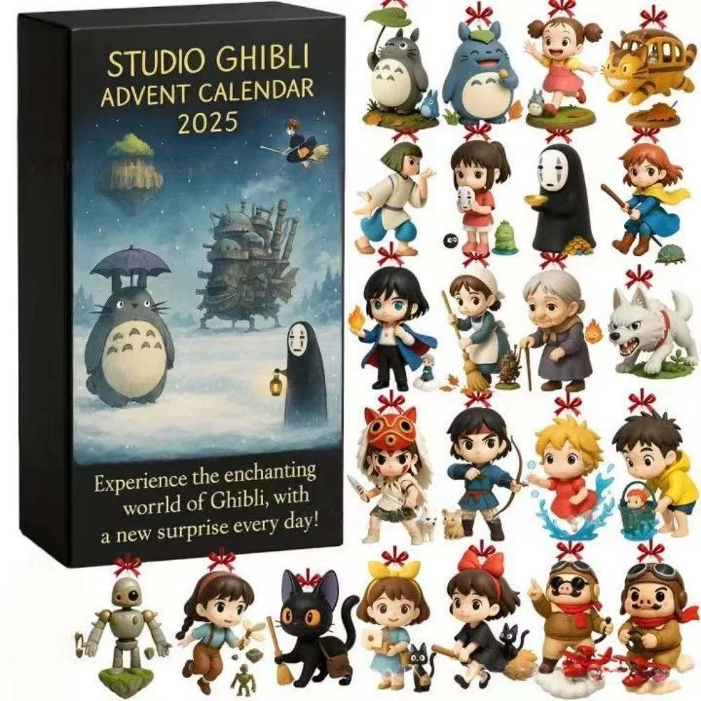 24pcs Kawaii Studio Ghibli Anime Advent Calendar Action Figure Toy 24pcs Kawaii Studio Ghibli Anime Advent Calendar Action Figure Toy