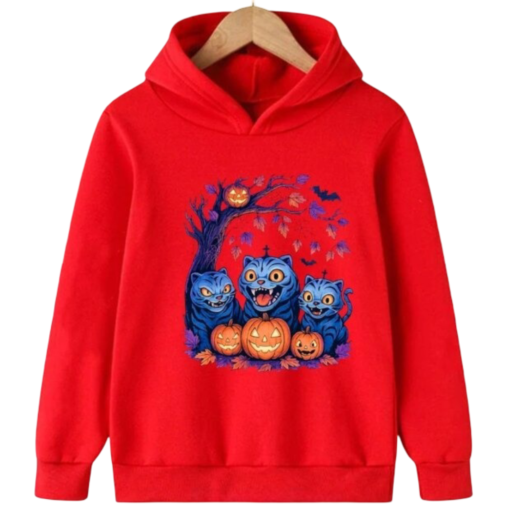 Anime Halloween KPop Demon Hunters Kawaii Derpy Tiger Hoodie Anime Halloween KPop Demon Hunters Kawaii Derpy Tiger Hoodie