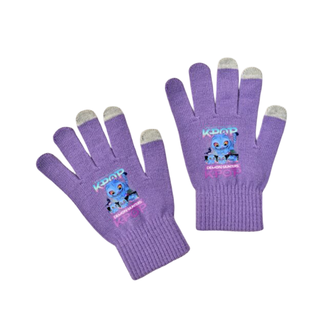 Kawaii KPop Demon Hunters Derpy Tiger Gloves
