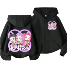 Anime Kawaii KPop Demon Hunters HUNTR/X Hoodie Anime Kawaii KPop Demon Hunters HUNTR/X Hoodie