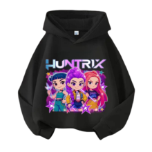 Anime KPop Demon Hunter Printed Kawaii Polyester Hoodie Anime KPop Demon Hunter Printed Kawaii Polyester Hoodie
