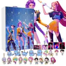24pcs Kawaii KPop Demon Hunters Advent Christmas Calendar Pendant Figure Toy 24pcs Kawaii KPop Demon Hunters Advent Christmas Calendar Pendant Figure Toy