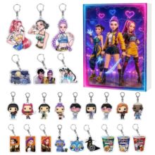 24pcs Kawaii KPop Demon Hunters Advent Christmas Calendar Action Figure Toy 24pcs Kawaii KPop Demon Hunters Advent Christmas Calendar Action Figure Toy