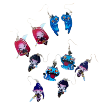 5 Pair Kawaii KPop Demon Hunters Character Acrylic Earring 5 Pair Kawaii KPop Demon Hunters Character Acrylic Earring
