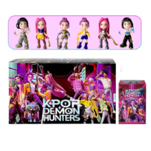 6Pcs Kawaii KPop Demon Hunters Character With Blind Box 6Pcs Kawaii KPop Demon Hunters Character With Blind Box