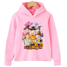 Anime Kawaii KPop Demon Hunters Saja Boys Polyester Hoodie Anime Kawaii KPop Demon Hunters Saja Boys Polyester Hoodie