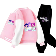 KPop Kawaii Demon Hunters Hoodie With Pant Set KPop Kawaii Demon Hunters Hoodie With Pant Set