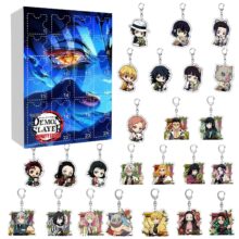 Demon Slayer: Kimetsu No Yaiba Kawaii Character Advent Calendar Action Figure Keychain With Box Demon Slayer: Kimetsu No Yaiba Kawaii Character Advent Calendar Action Figure Keychain With Box