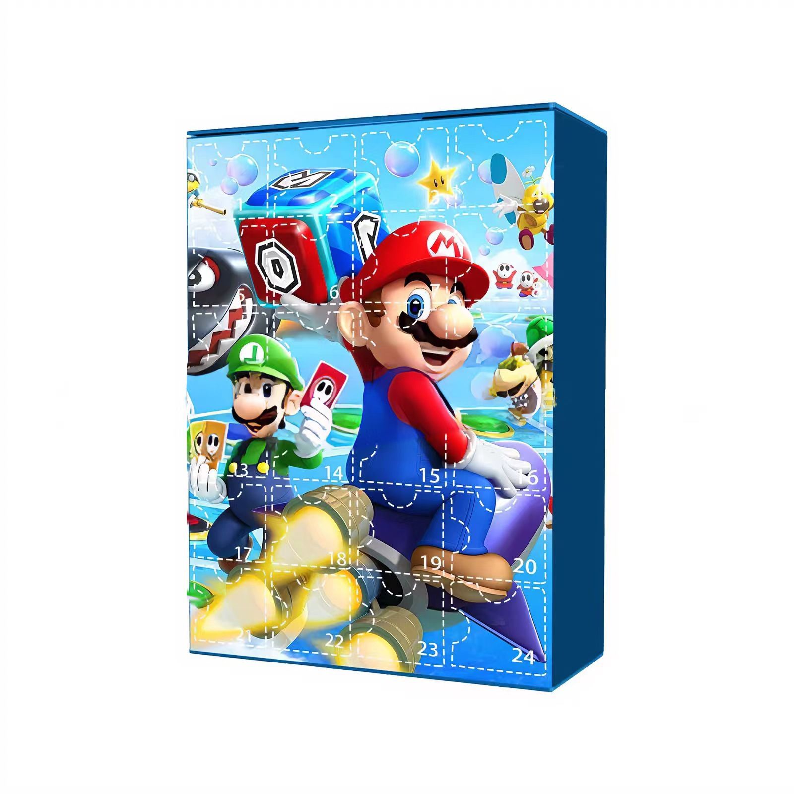 Cartoon Super Mario Kawaii Character Advent Calendar With Box Cartoon Super Mario Kawaii Character Advent Calendar With Box