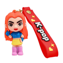 Anime KPop Demon Hunters Mira Action Figure Kawaii Keychain Anime KPop Demon Hunters Mira Action Figure Kawaii Keychain