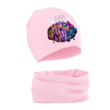 Kawaii Anime KPop Demon Hunters HUNTR/X Plush Hat With Scarf Kawaii Anime KPop Demon Hunters HUNTR/X Plush Hat With Scarf