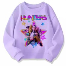 Kawaii KPop Demon Hunters Character Sweatshirt Kawaii KPop Demon Hunters Character Sweatshirt